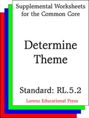 cover image of CCSS RL.5.2 Determine Theme
